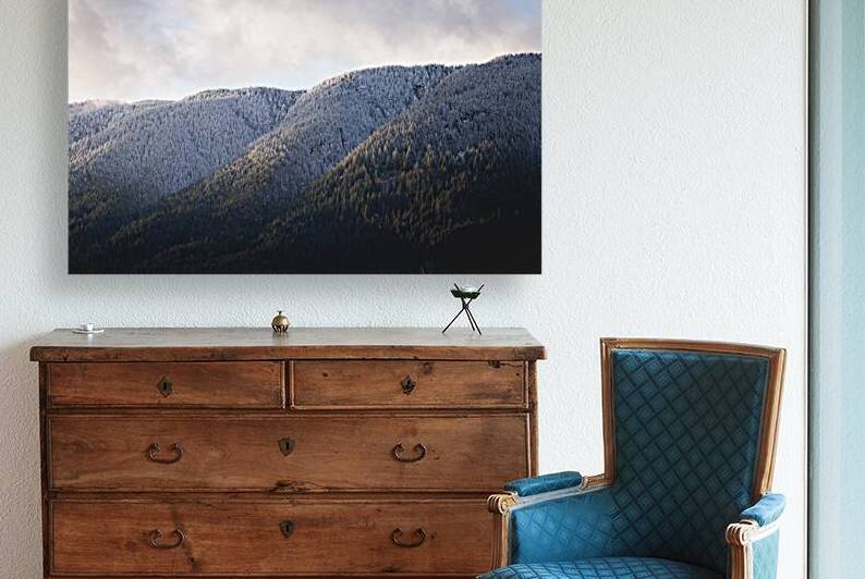 Burke Mountain Sunset  Reproduction