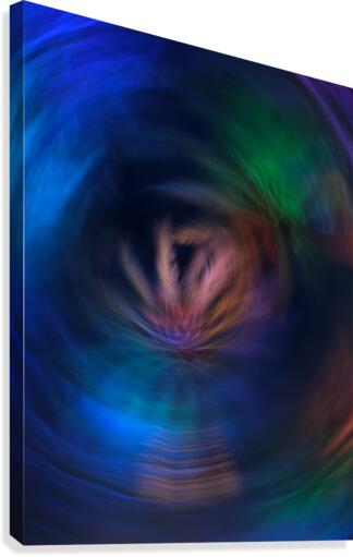 Electric Palm - Spin Canvas Print