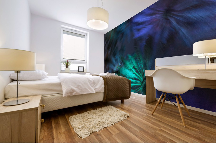 Electric Palm - Ocean Spin Mural print