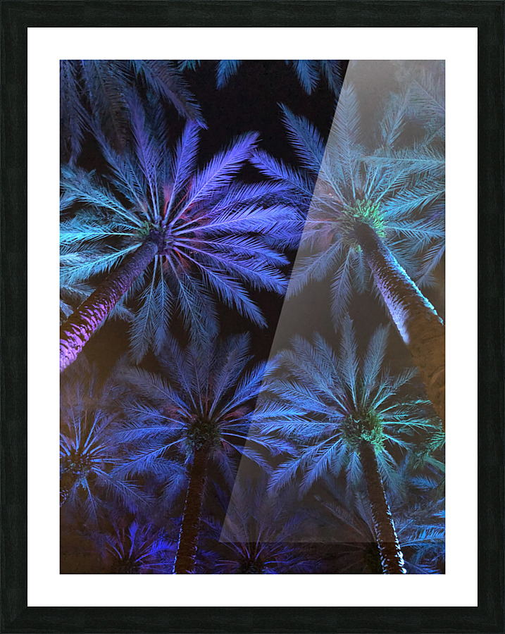 Electric Palm - Cool Picture Frame print