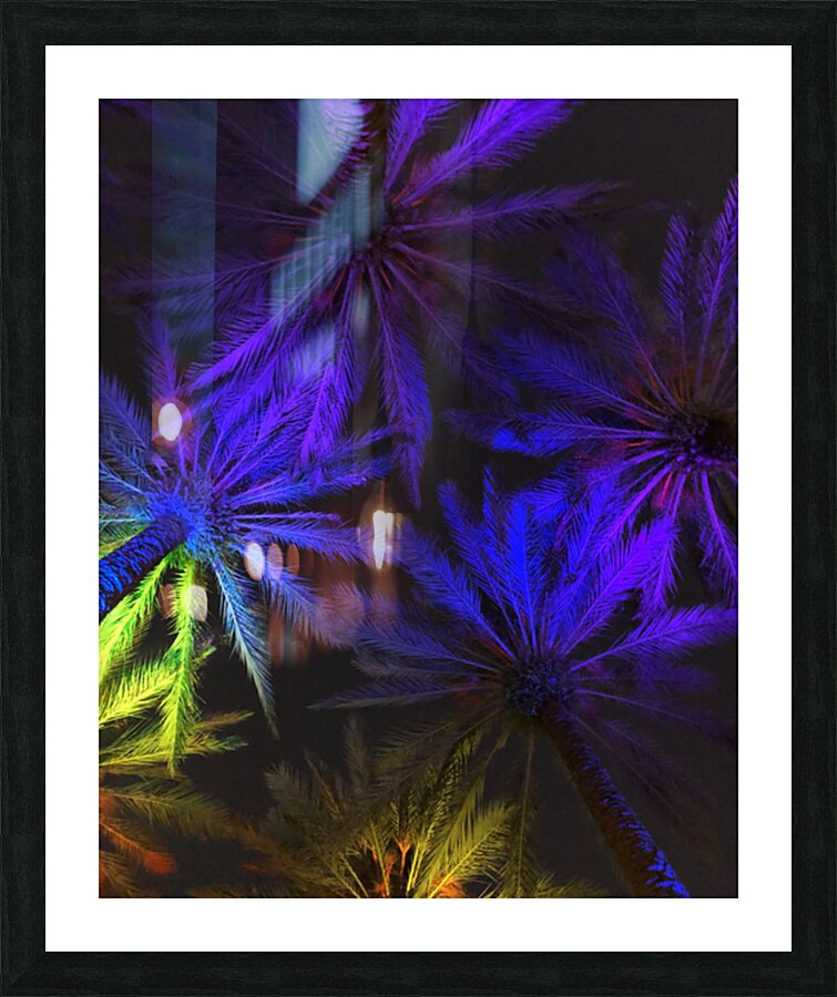 Electric Palm - Complementary Picture Frame print