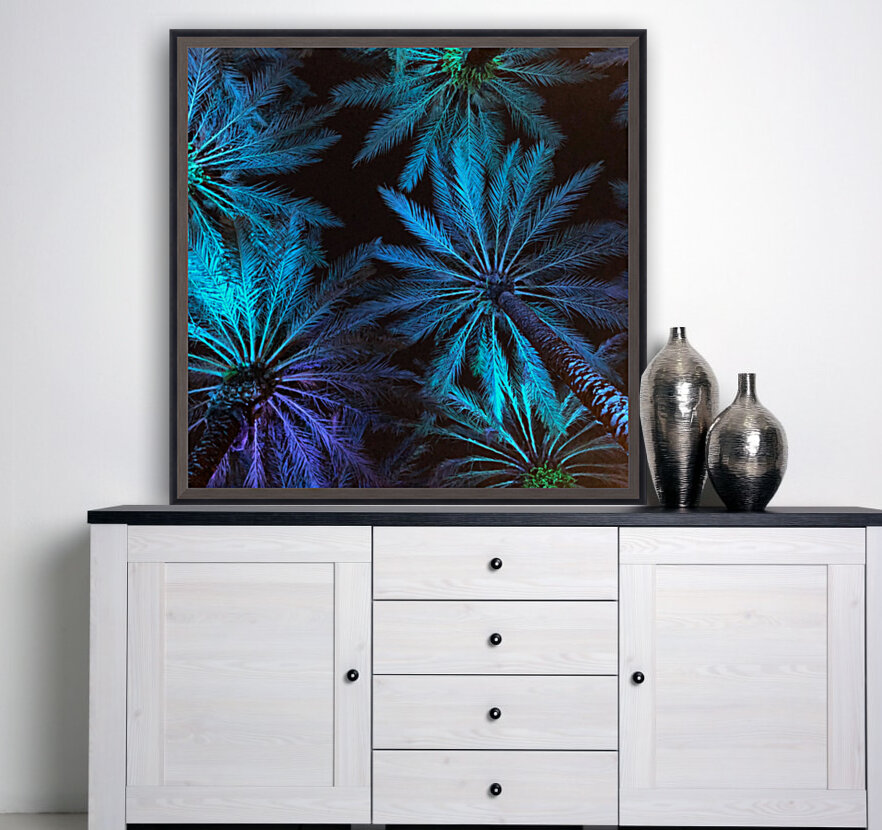 Electric Palm - Cool Square Reproduction