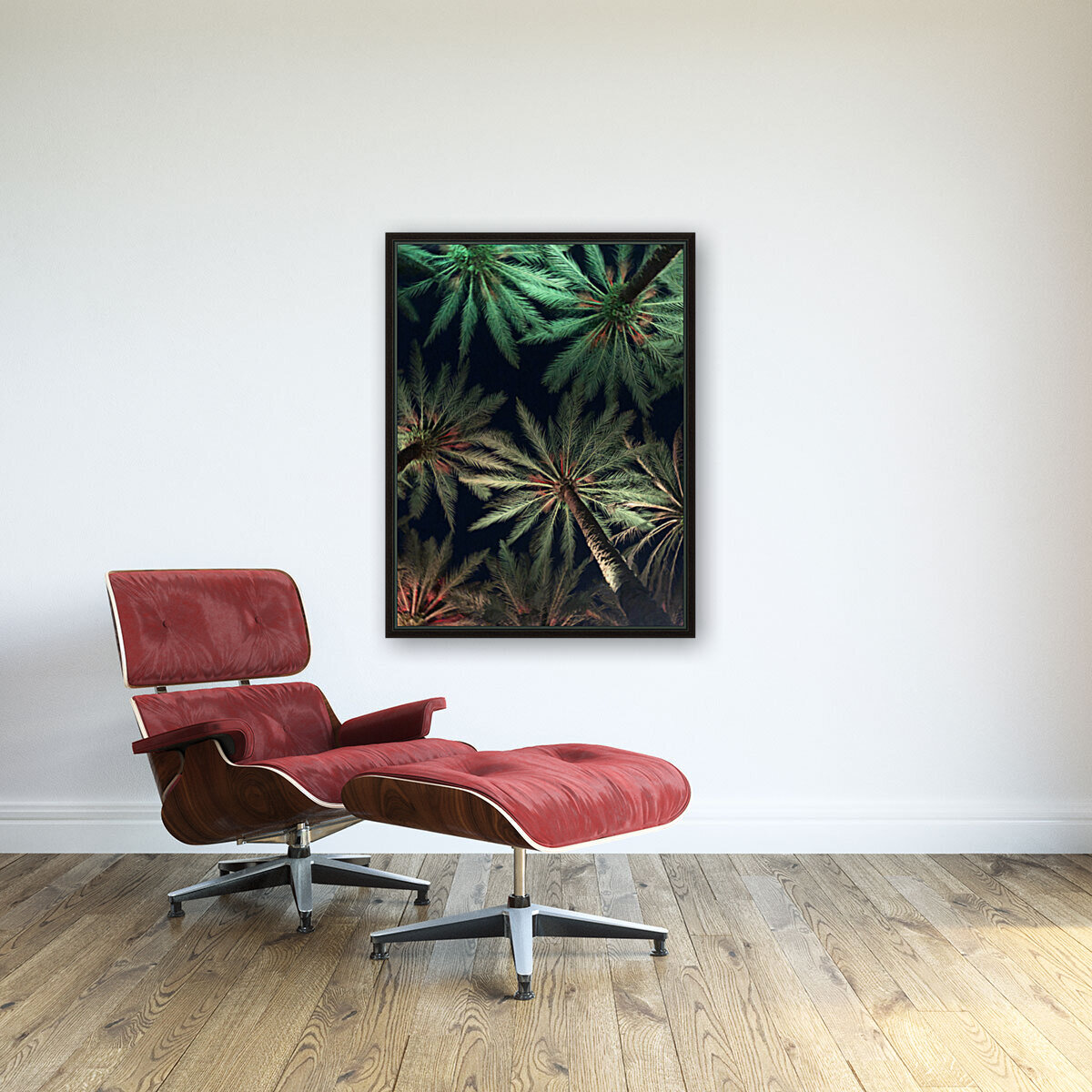 Electric Palm - Celadon Reproduction