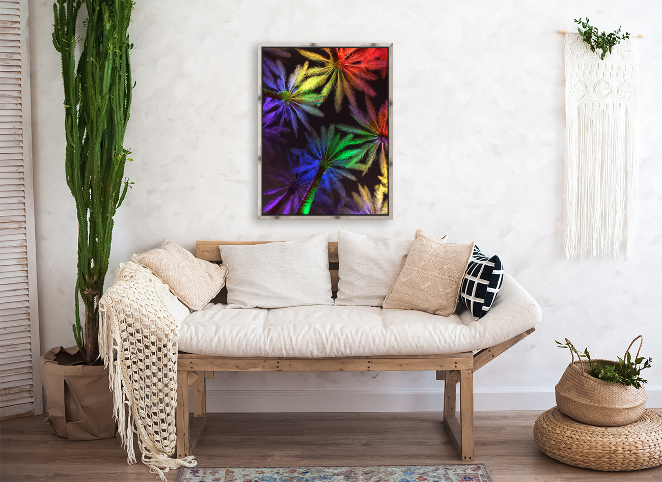 Electric Palm - Rainbow Reproduction