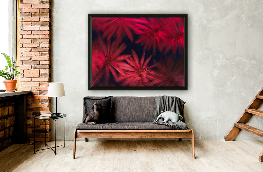 Electric Palm - Red Spin Reproduction