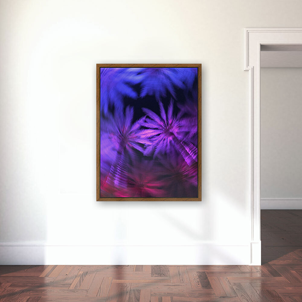 Electric Palm - Violet Spin Reproduction