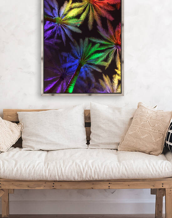 Electric Palm - Rainbow Reproduction