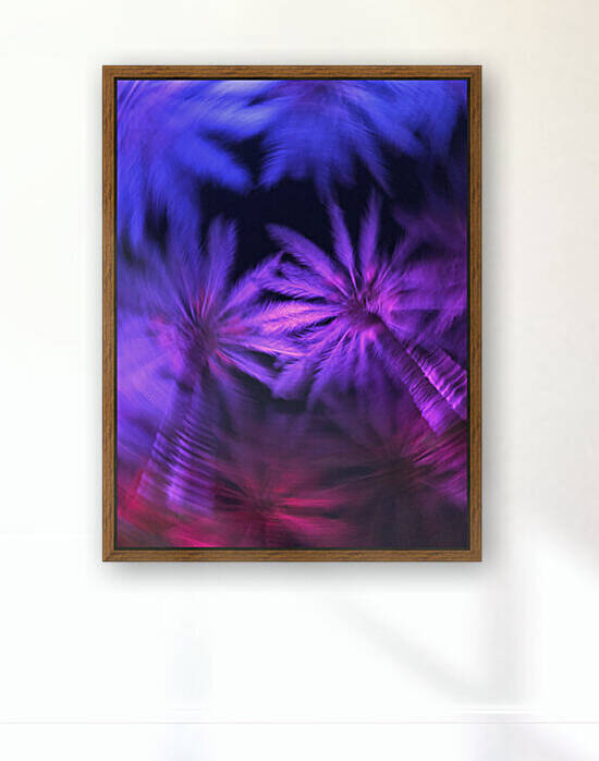 Electric Palm - Violet Spin Reproduction
