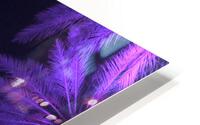 Electric Palm - Violet Square HD Metal print
