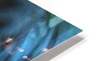 Electric Palm - Aqua Spin HD Metal print
