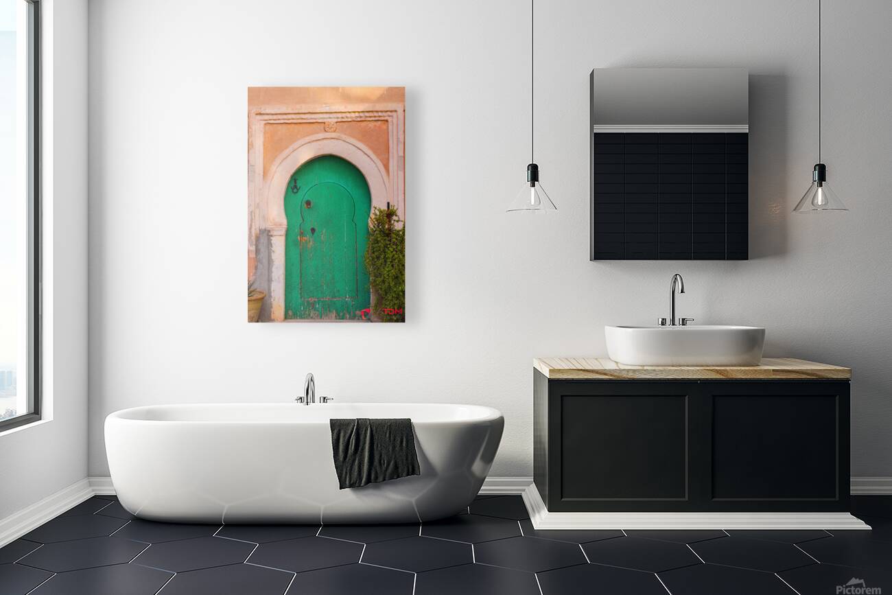 Vert porte Reproduction
