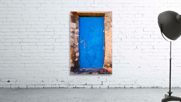 La porte bleu Wall Preview