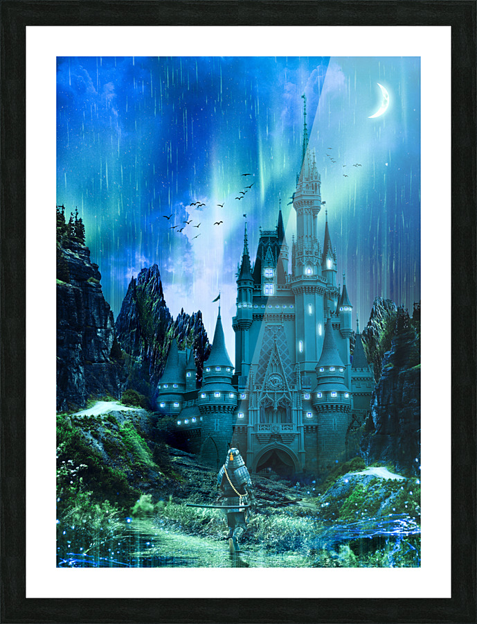 The Blue Castle by Colorize Studio Wall Art