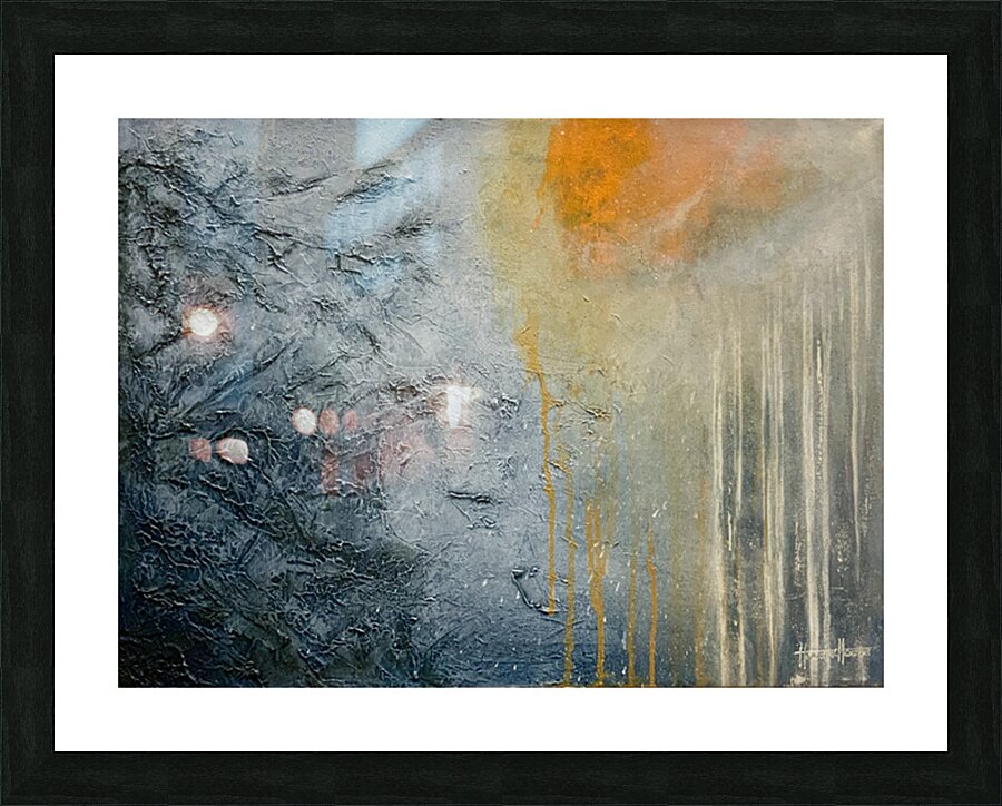 Altered Sunrise Picture Frame Printing