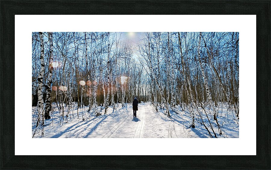 Marche en forêt  Impression et Cadre photo
