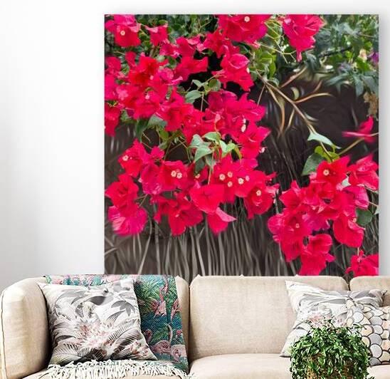 Mur de fleurs by Roger St Jean Jr Photos