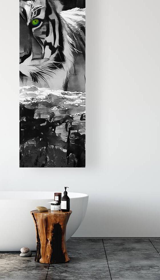 Projet  60 -Tigre en NB by Roger St Jean Jr Photos