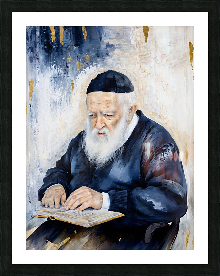 Rav Chaim Picture Frame print