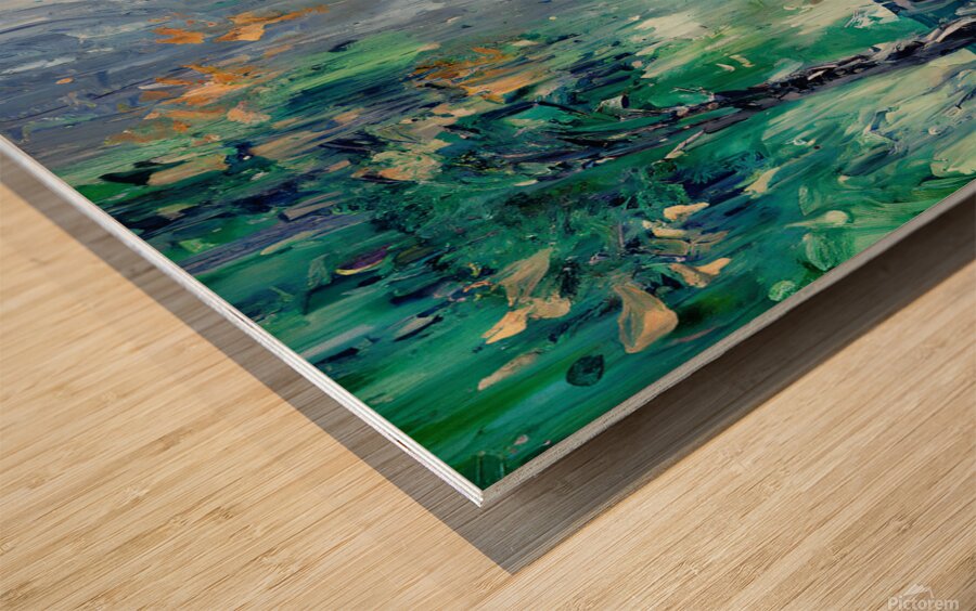 Forest Journey Wood print