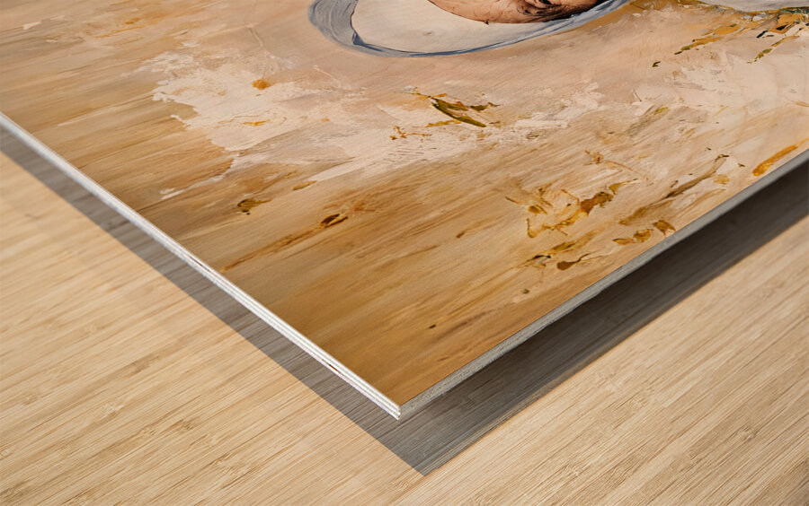 Baba Sali Wood print