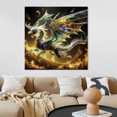 GLASS DRAGON FLAMES Reproduction