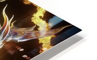 GLASS Fire DRAGON  HD Metal print