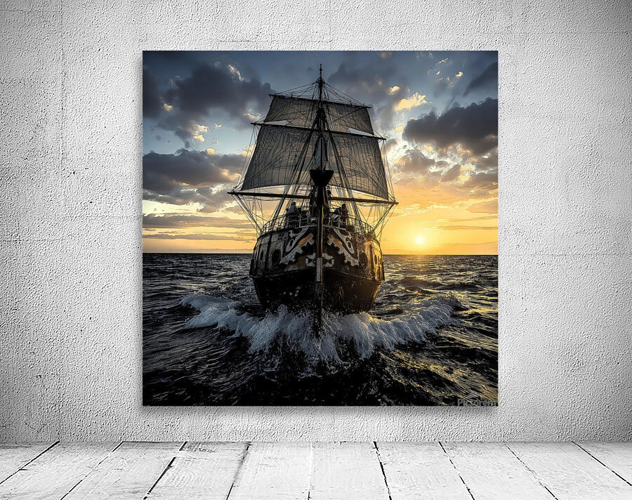 Late Arrival Ship Wall Preview