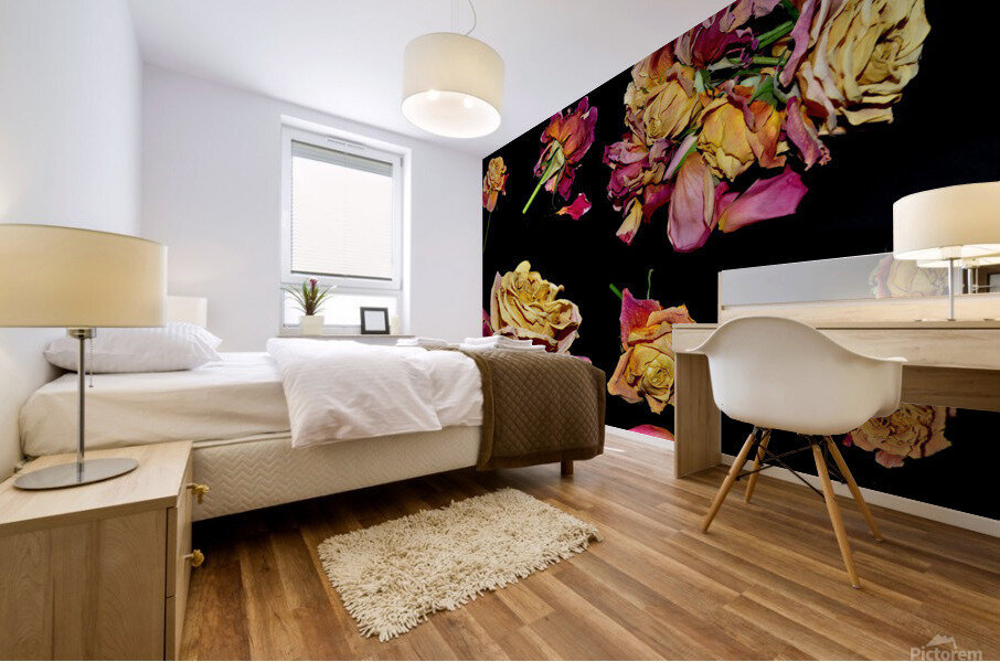 LES ROSES1  Mural print