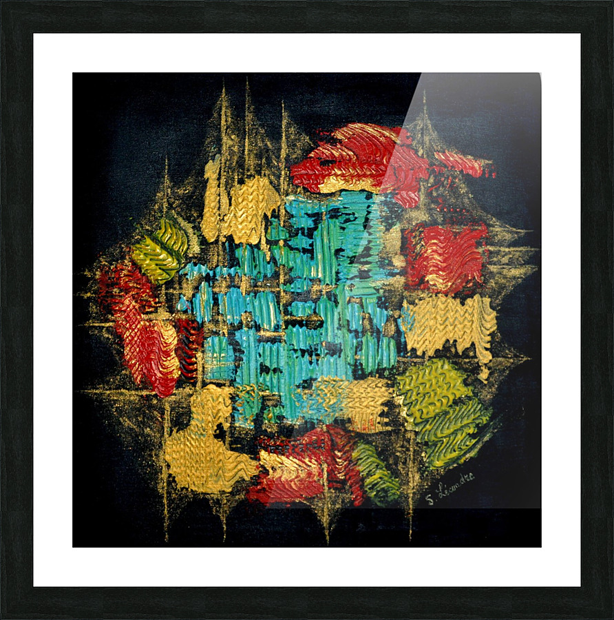 le poisson rouge Picture Frame print