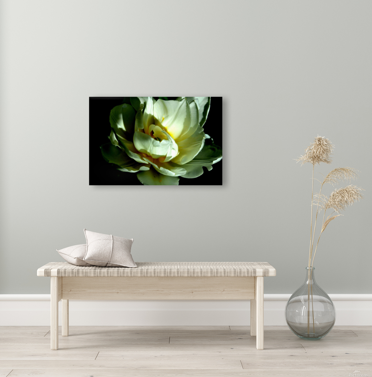 fleur blanche Reproduction