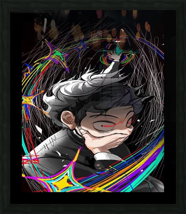 mob psycho Picture Frame print