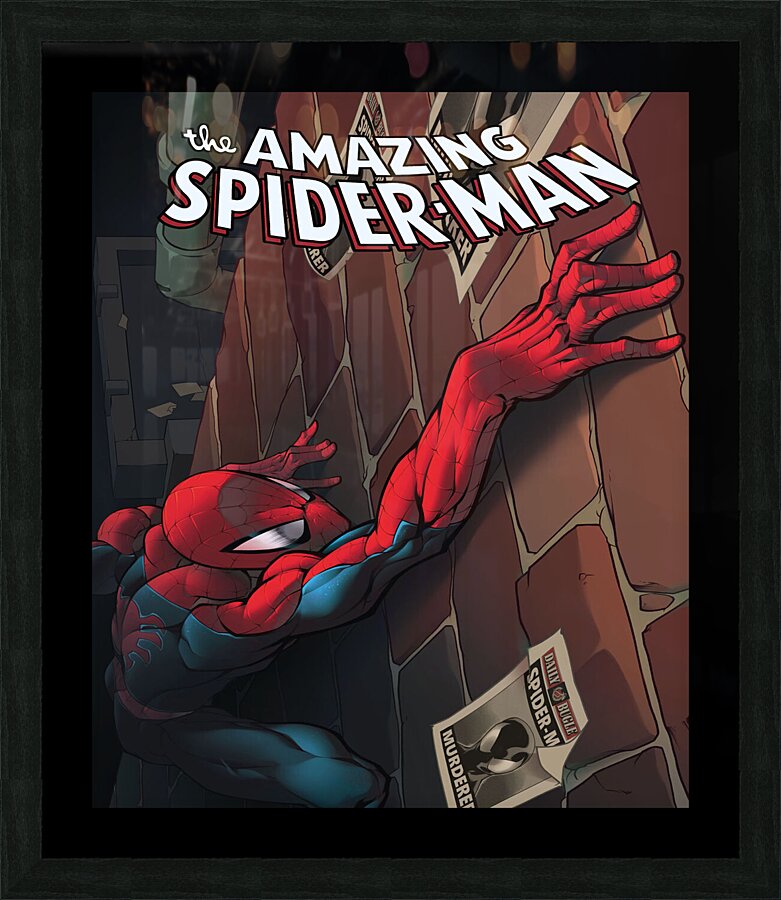 Spider Man Picture Frame print