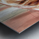 The painting radiates a palpable warmth evoking emotions of desire longing and an unspoken ache for what lies just out of reach. Metal print