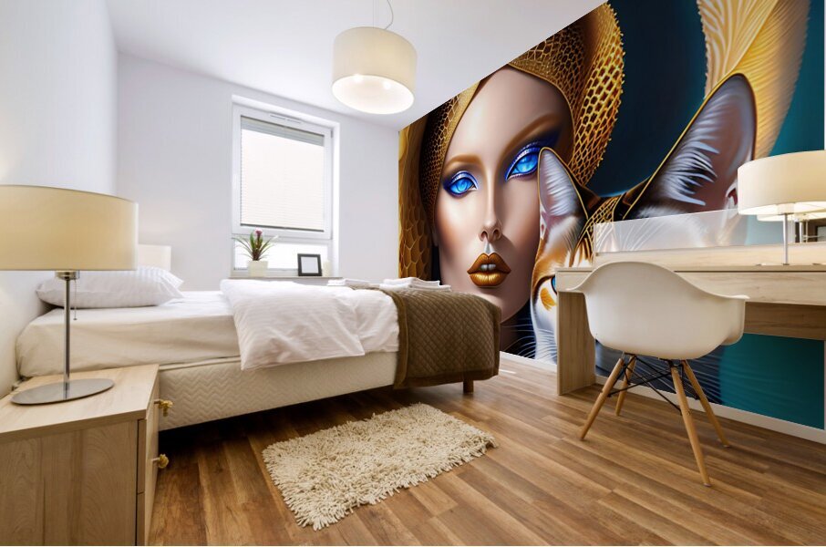 HONEYCOMB MOM Mural print