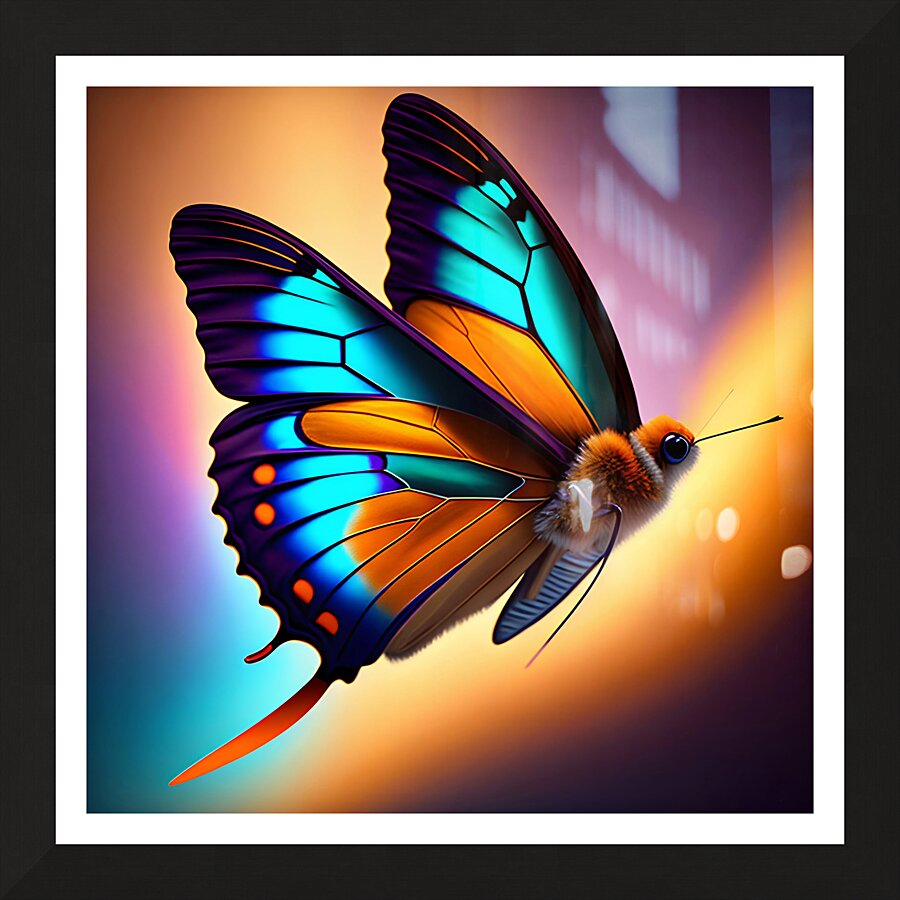 Butterfly Joy  Picture Frame print