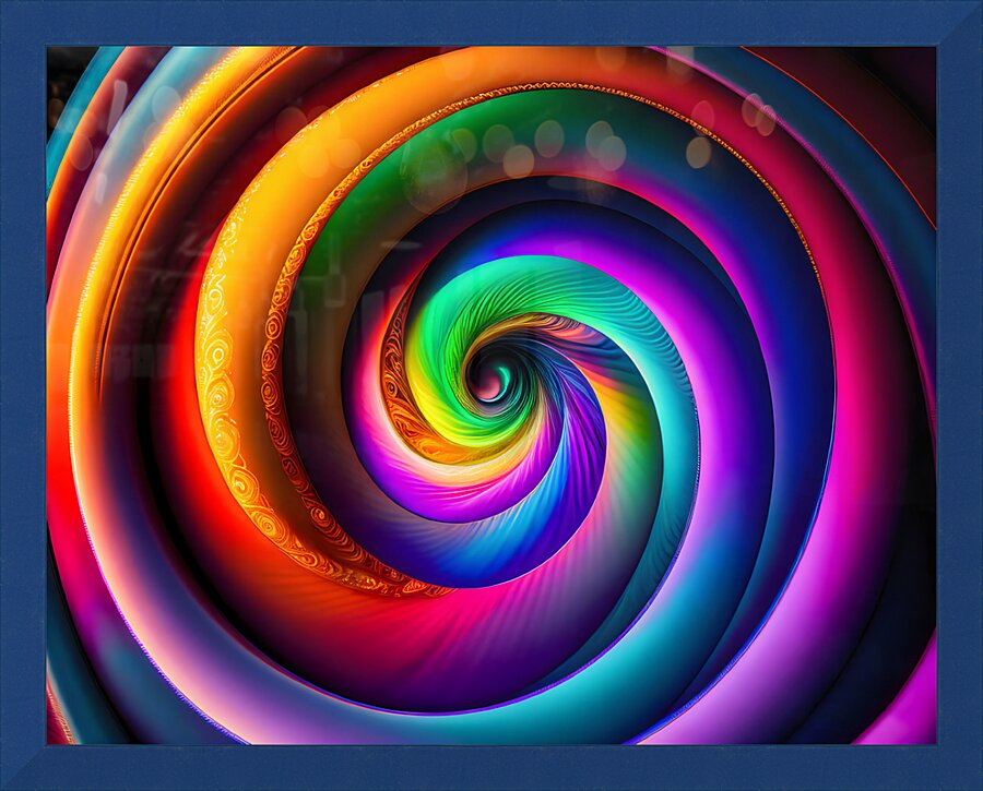Spirals  Picture Frame print