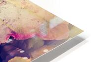 Shapely Pinkish Leaves HD Metal print