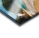 Default A paradise beach of golden sand where cel Acrylic print