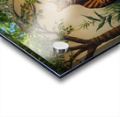 Default A high-quality wall painting depicts a cat and its kitten under the shade of a tree Acrylic print