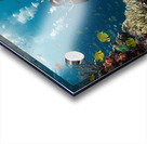 Default The mural is a highquality depiction of an underwater scene featuring a male diver exploring the depths of the ocean Acrylic print