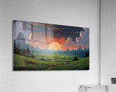 Default Original anime Japanese landscape Studio Acrylic Print