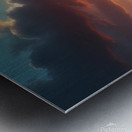 Default A majestic winged horsedrawn ship sailing Metal print