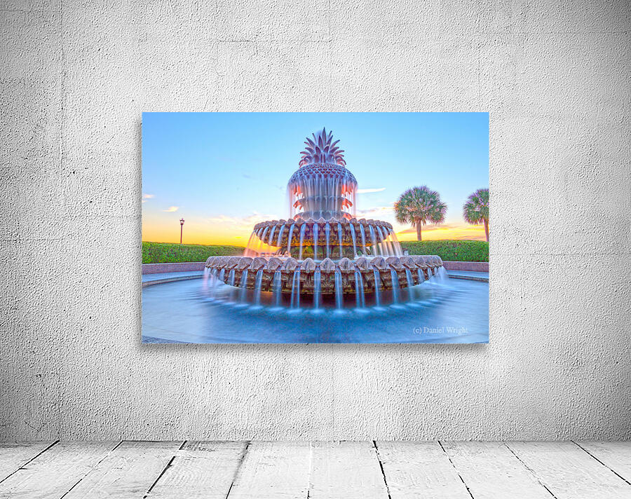 Pineapple Fountain Wall Preview