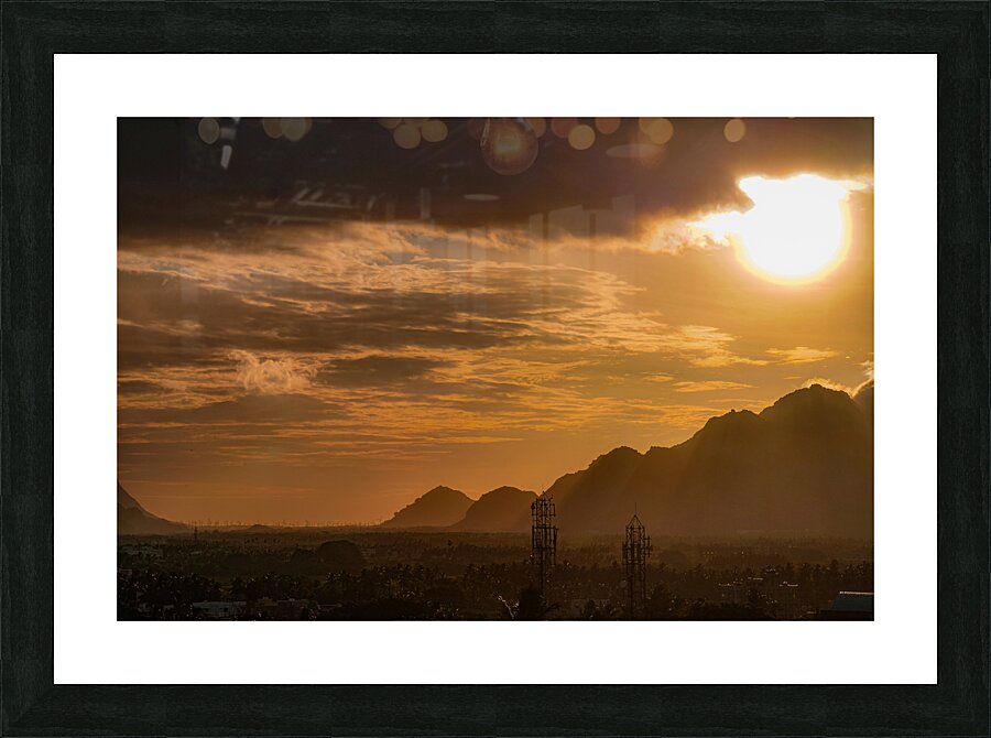 the Sunrise Picture Frame print