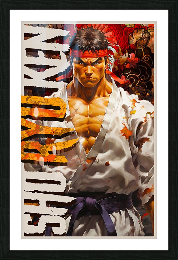 Shoryuken-Ryu from Street Fighter by SukiSuGamer Wall Art