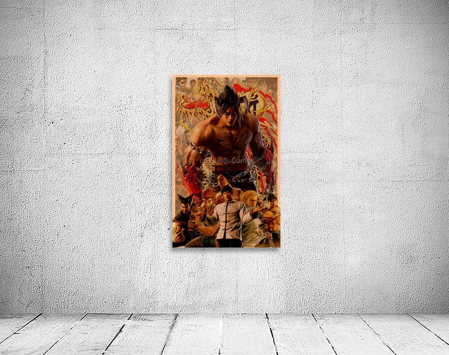 オリジナルアートJIN Devil Jin デビル仁 Jin Kazama by SukiSuGamer Wall Art