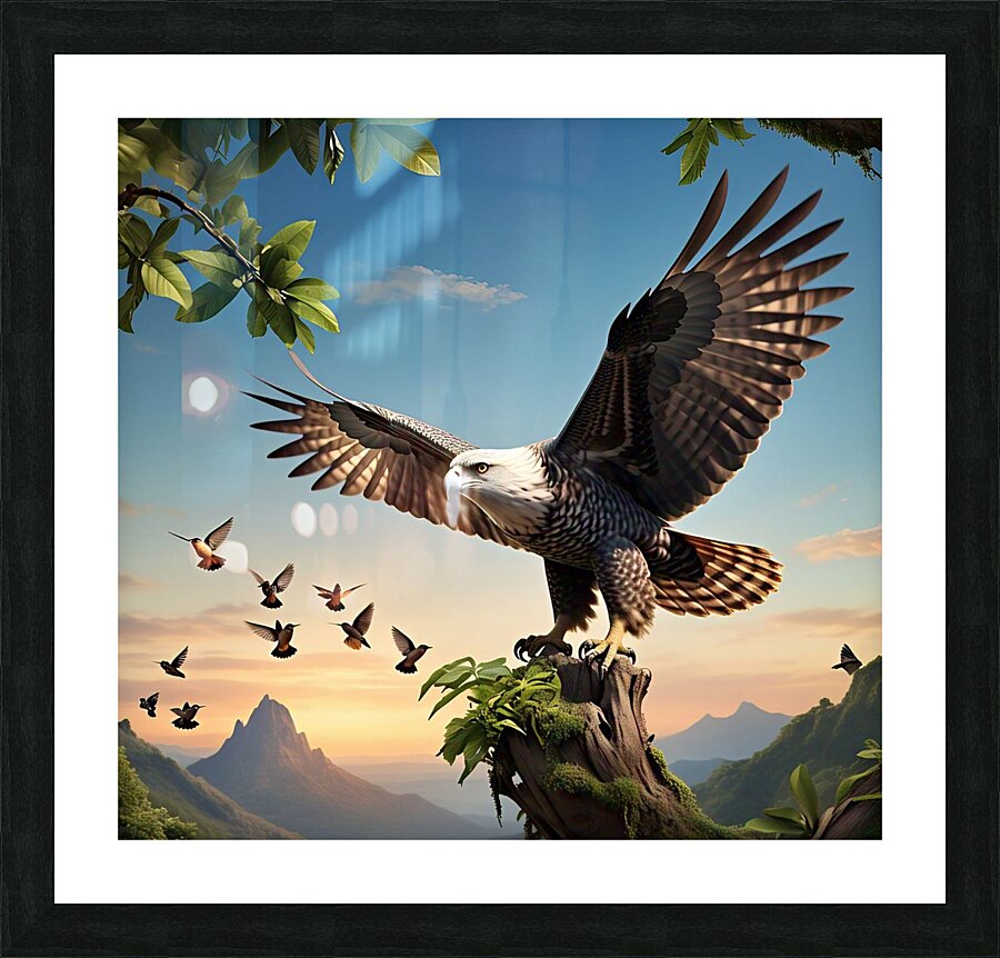 Eagles Flight: A Predator in the Sky Picture Frame print