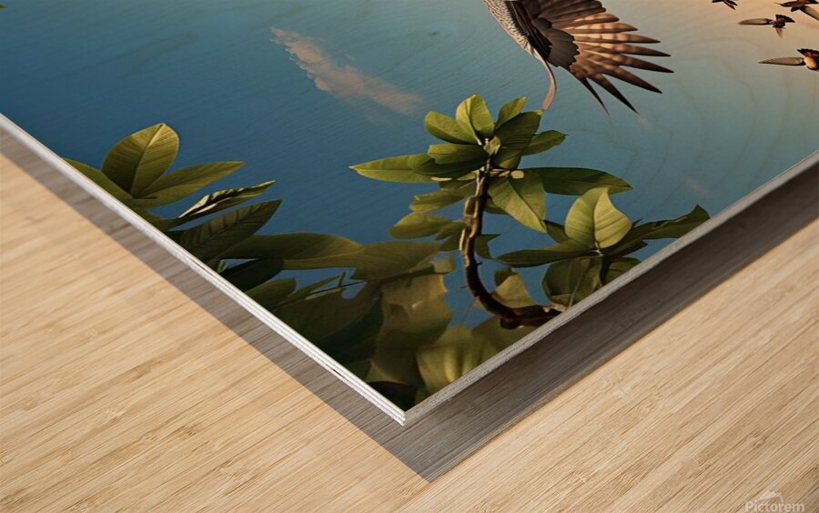 Eagles Flight: A Predator in the Sky Wood print