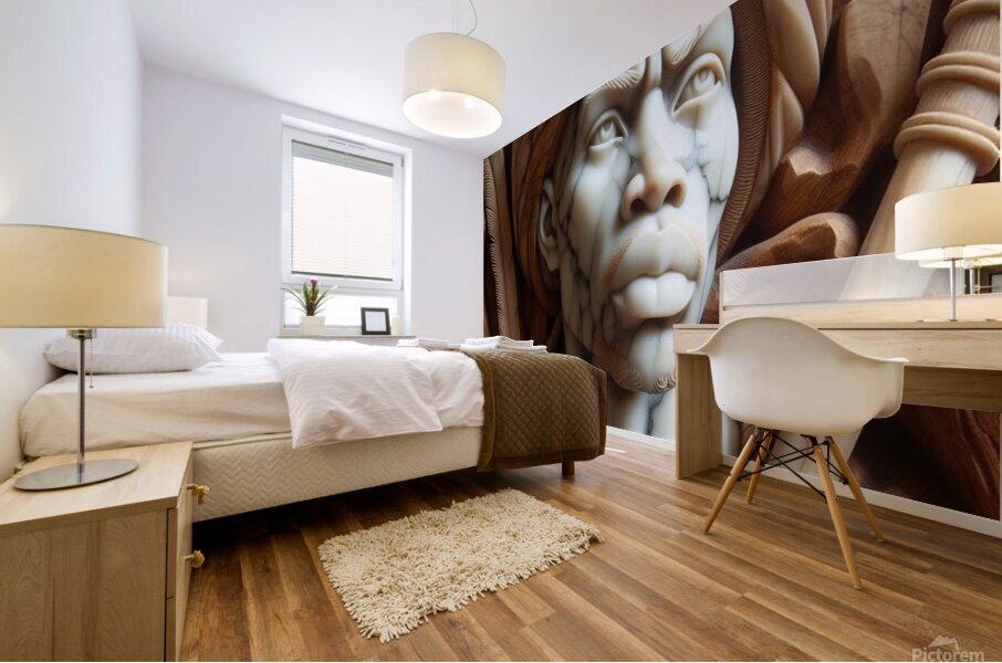 Marble warriors Mural print