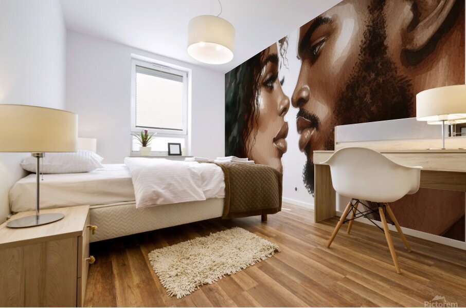 In Your Eyes Water Colors Mural print